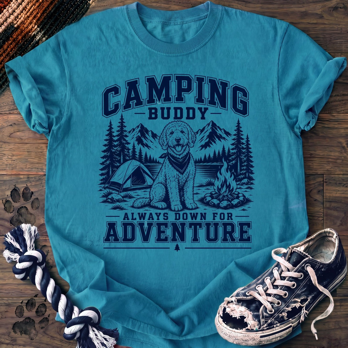 Camping Buddy Always Down For Adventure - Goldendoodle - PAWSSION CLUB