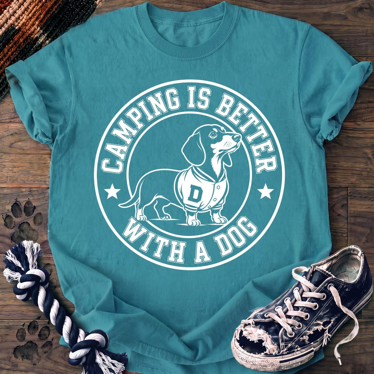 Camping Is Better With A Dog - Dachshund - PAWSSION CLUB