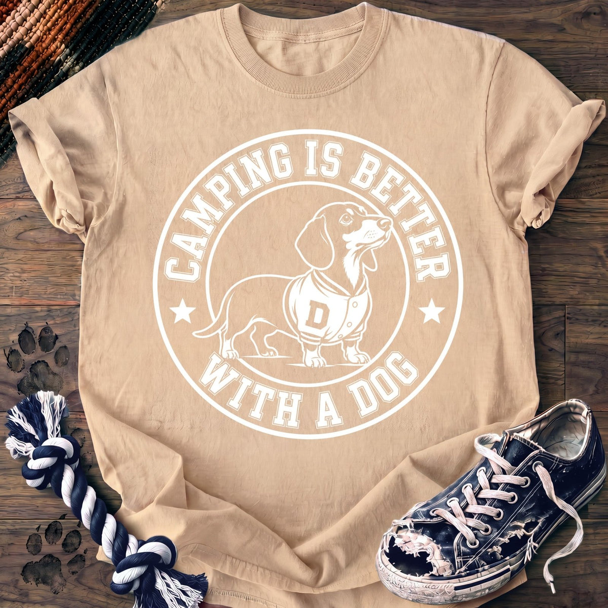 Camping Is Better With A Dog - Dachshund - PAWSSION CLUB