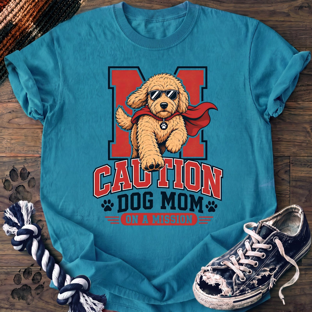 Caution Dog Mom On A Mission - Goldendoodle - PAWSSION CLUB