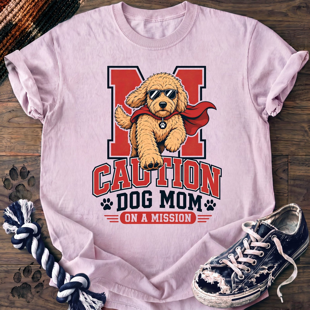 Caution Dog Mom On A Mission - Goldendoodle - PAWSSION CLUB