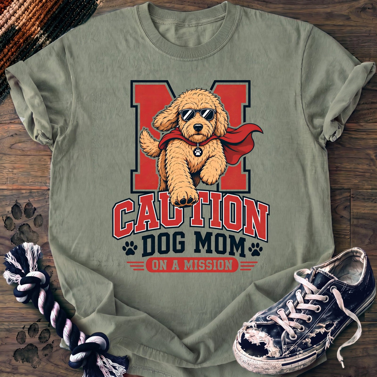 Caution Dog Mom On A Mission - Goldendoodle - PAWSSION CLUB
