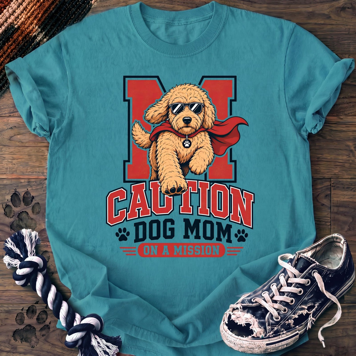 Caution Dog Mom On A Mission - Goldendoodle - PAWSSION CLUB