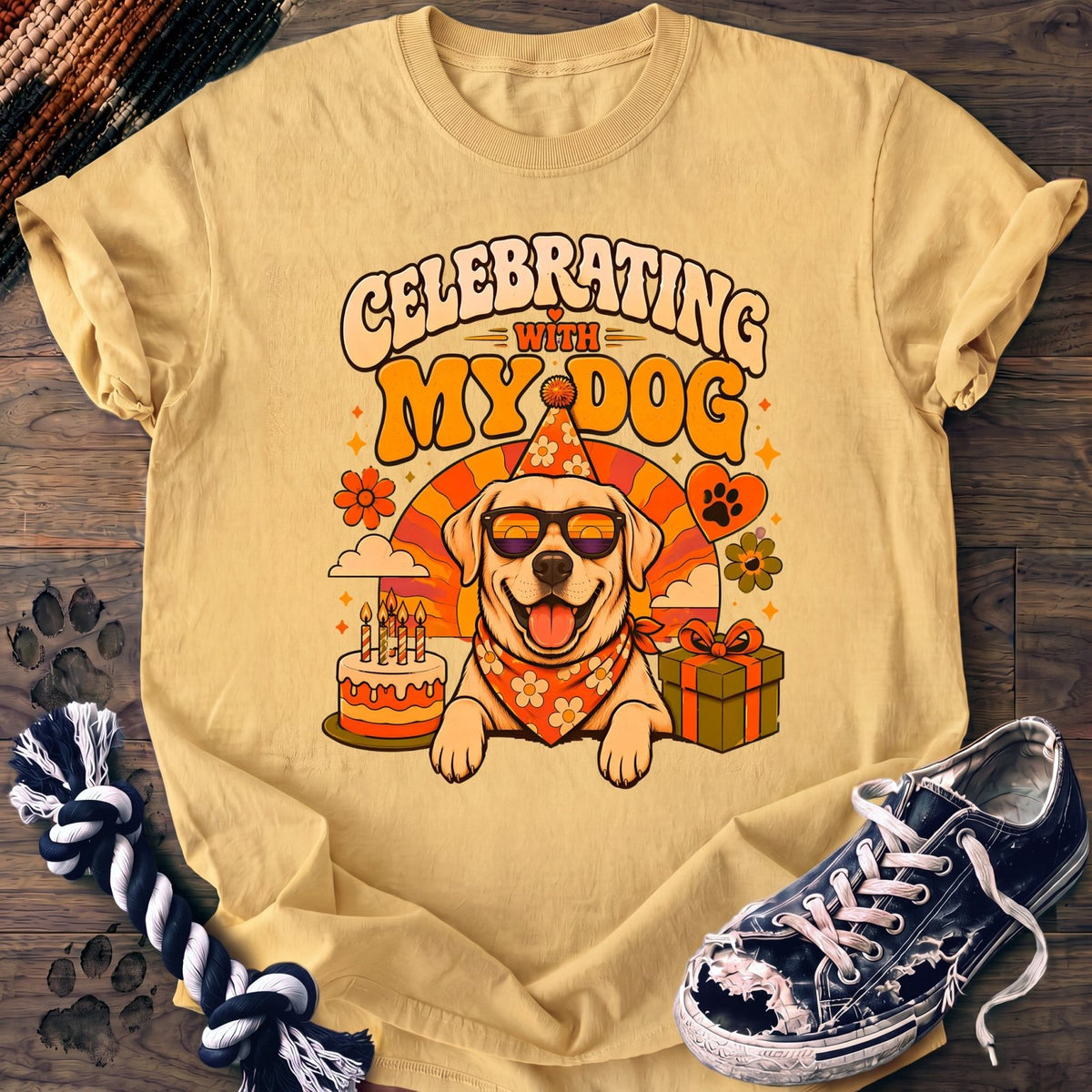 Celebrating With My Dog - Labrador Retriever - PAWSSION CLUB