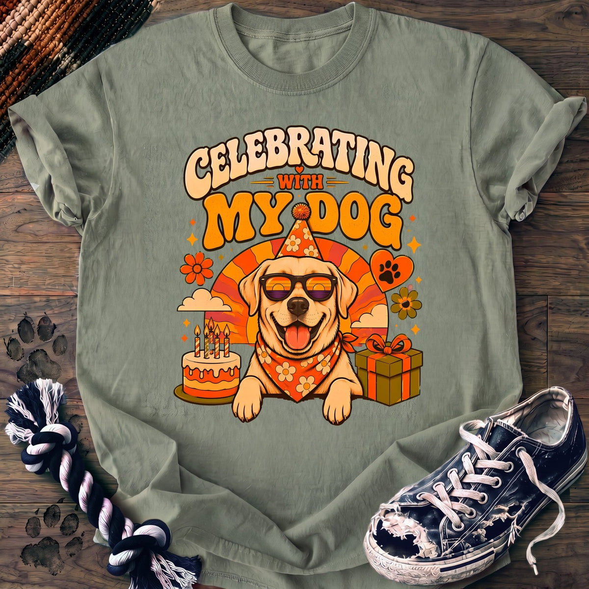 Celebrating With My Dog - Labrador Retriever - PAWSSION CLUB