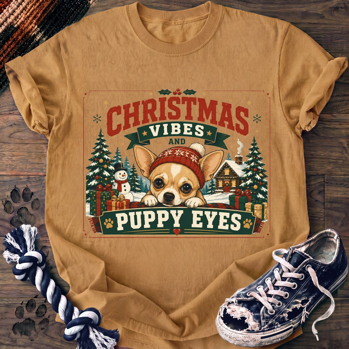 Christmas Vibes Puppy Eyes - Chihuahua - PAWSSION CLUB