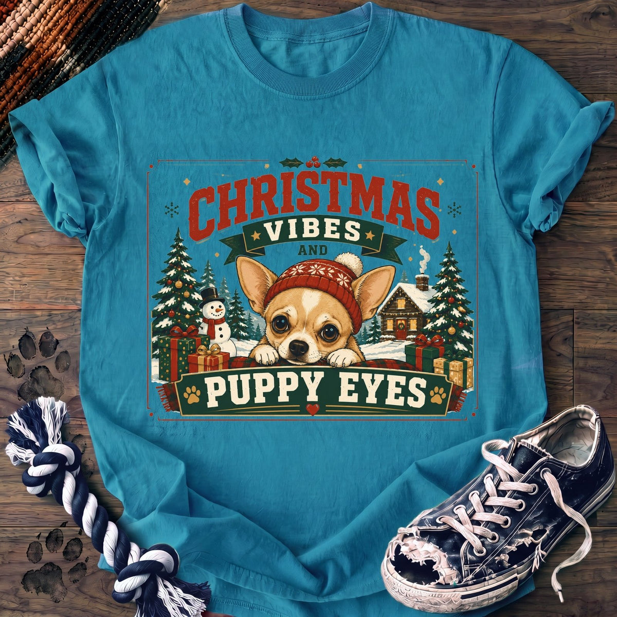 Christmas Vibes Puppy Eyes - Chihuahua - PAWSSION CLUB