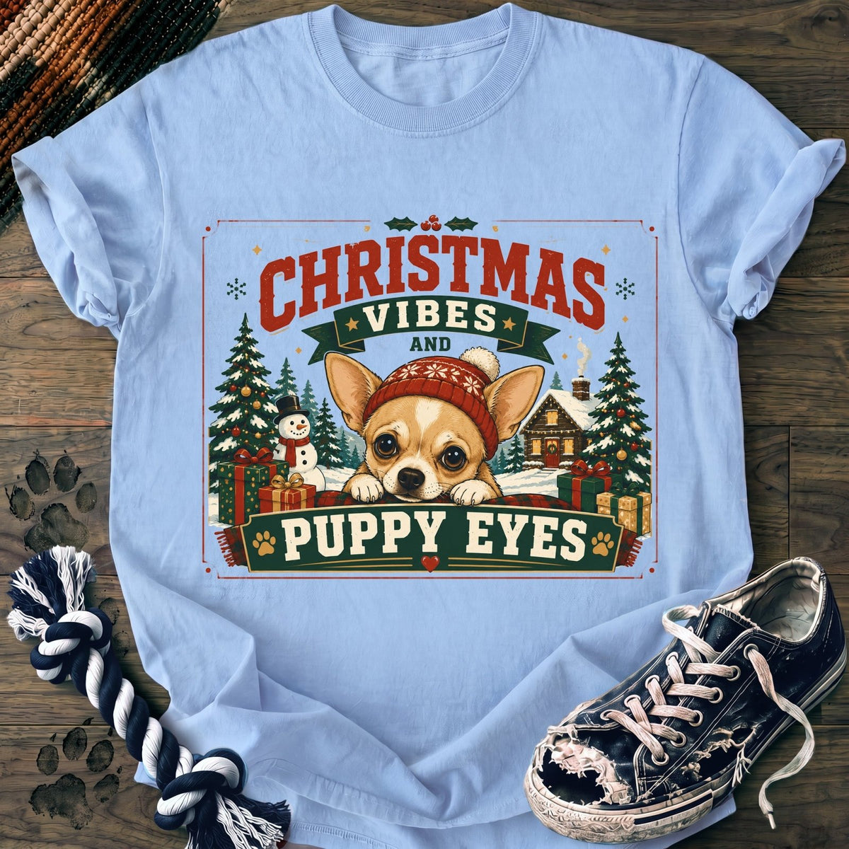 Christmas Vibes Puppy Eyes - Chihuahua - PAWSSION CLUB