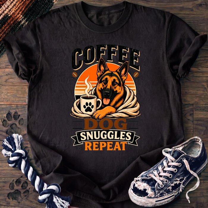 Coffee Dog Snuggles Repeat - German Shepherd - PAWSSION CLUB