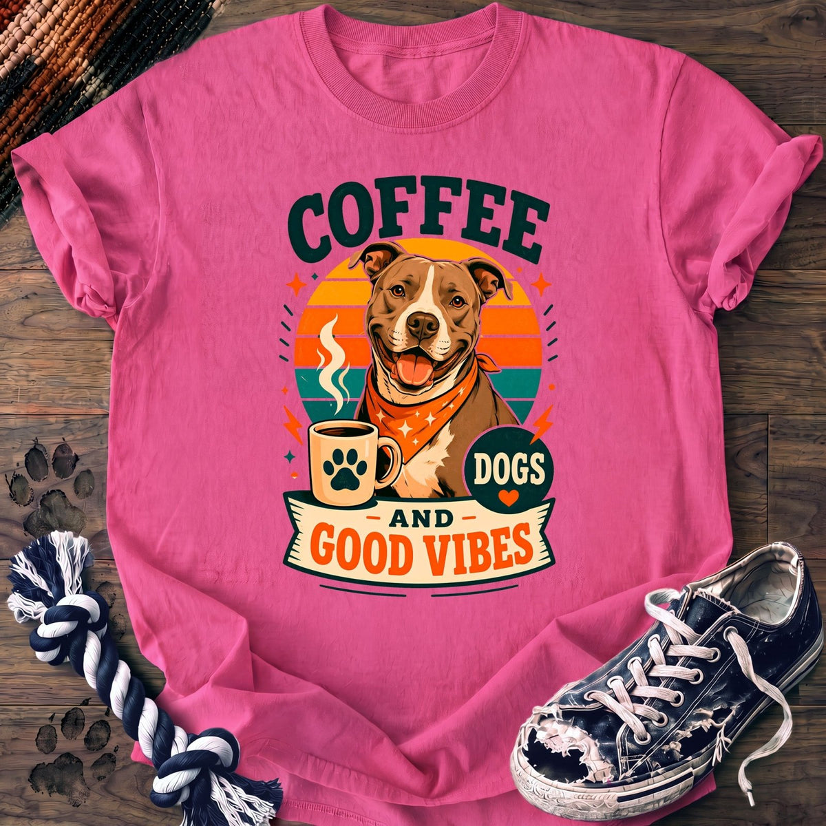 Coffee Dogs And Good Vibes - Pitbull - PAWSSION CLUB