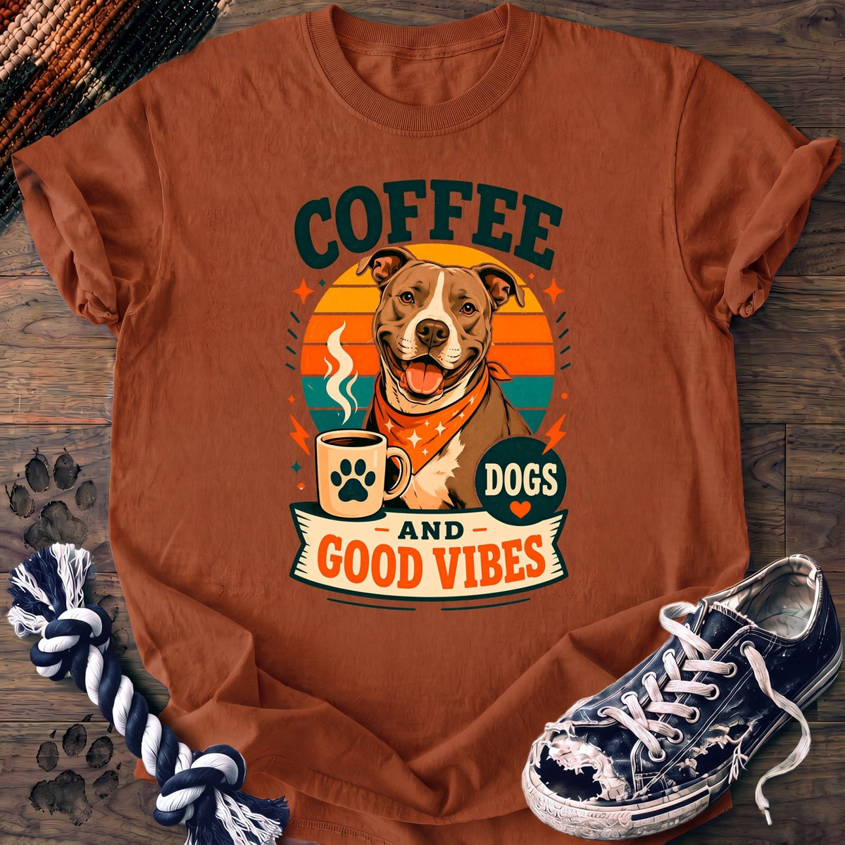 Coffee Dogs And Good Vibes - Pitbull - PAWSSION CLUB