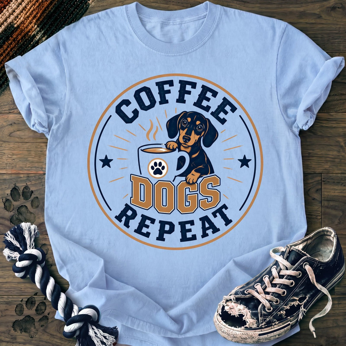 Coffee Dogs Repeat - Dachshund - PAWSSION CLUB
