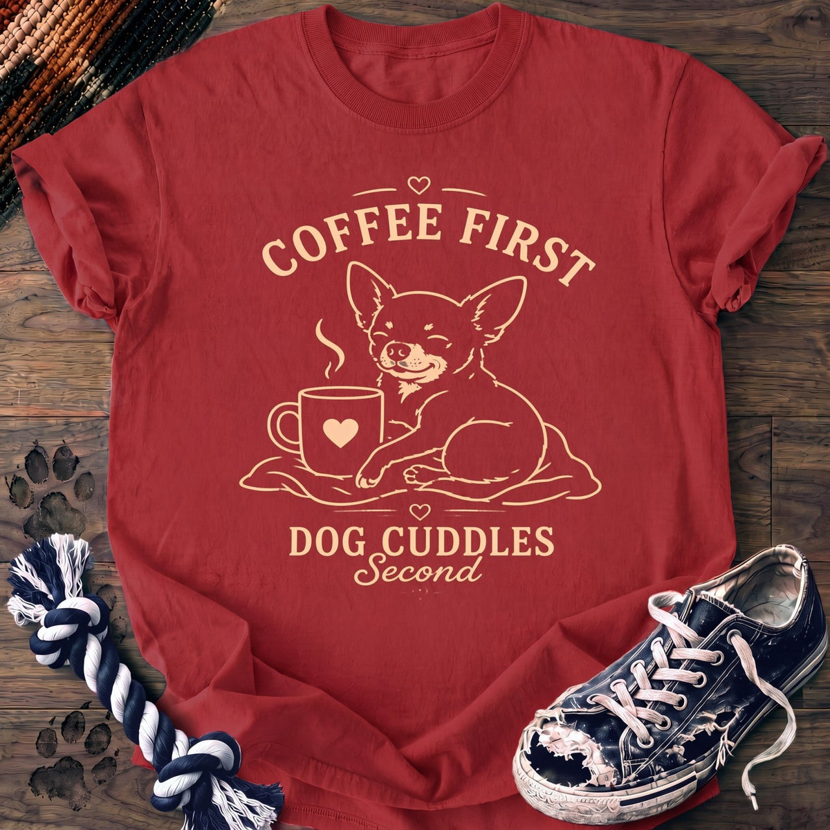 Coffee First Dog Cuddles Second - Chihuahua - PAWSSION CLUB