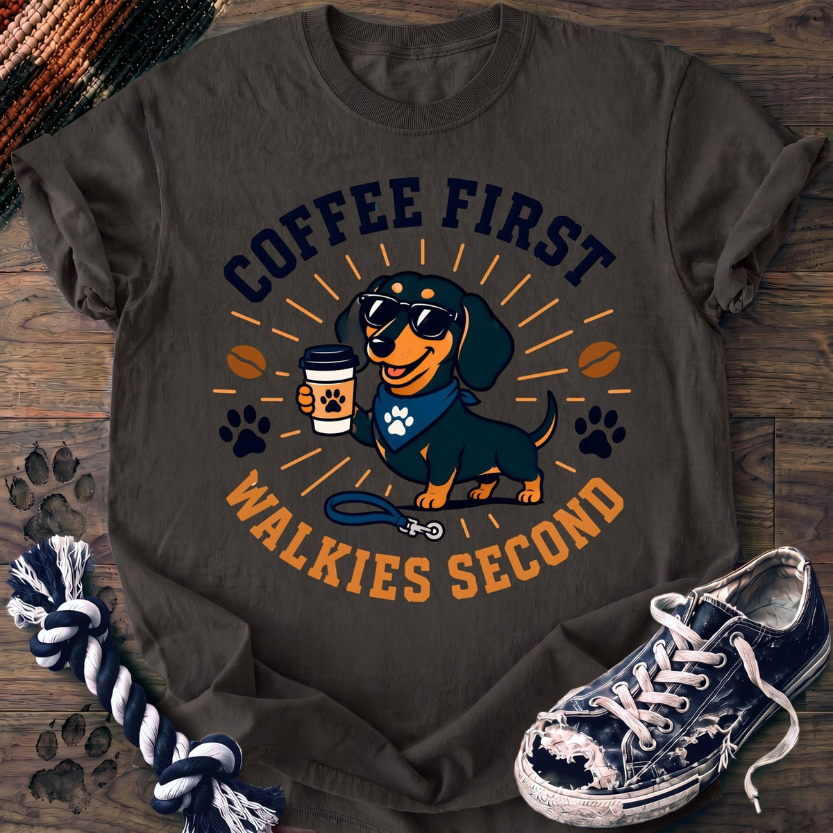 Coffee First Walkies Second - Dachshund - PAWSSION CLUB