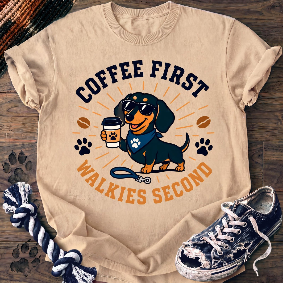 Coffee First Walkies Second - Dachshund - PAWSSION CLUB