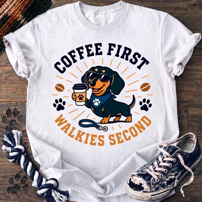 Coffee First Walkies Second - Dachshund - PAWSSION CLUB