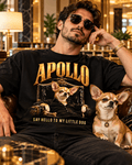 Custom Boss Dog T-Shirt – Personalized Pet Portrait & Name - PAWSSION CLUB