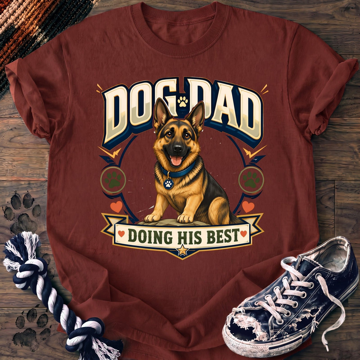 Dog Dad Doing His Best - German Shepherd - PAWSSION CLUB