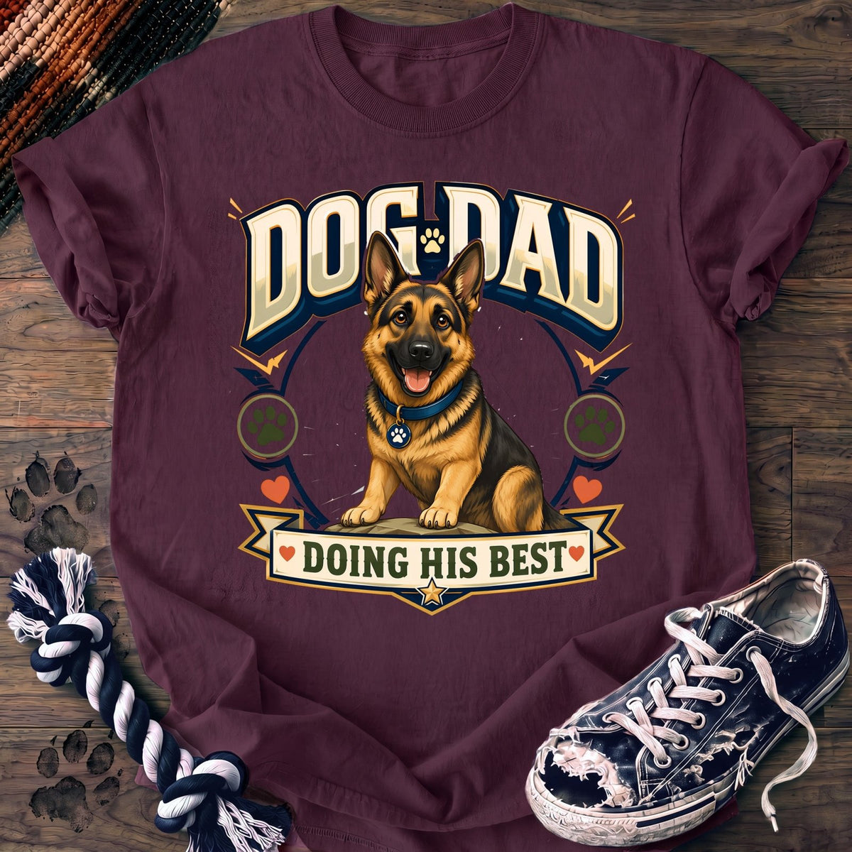 Dog Dad Doing His Best - German Shepherd - PAWSSION CLUB