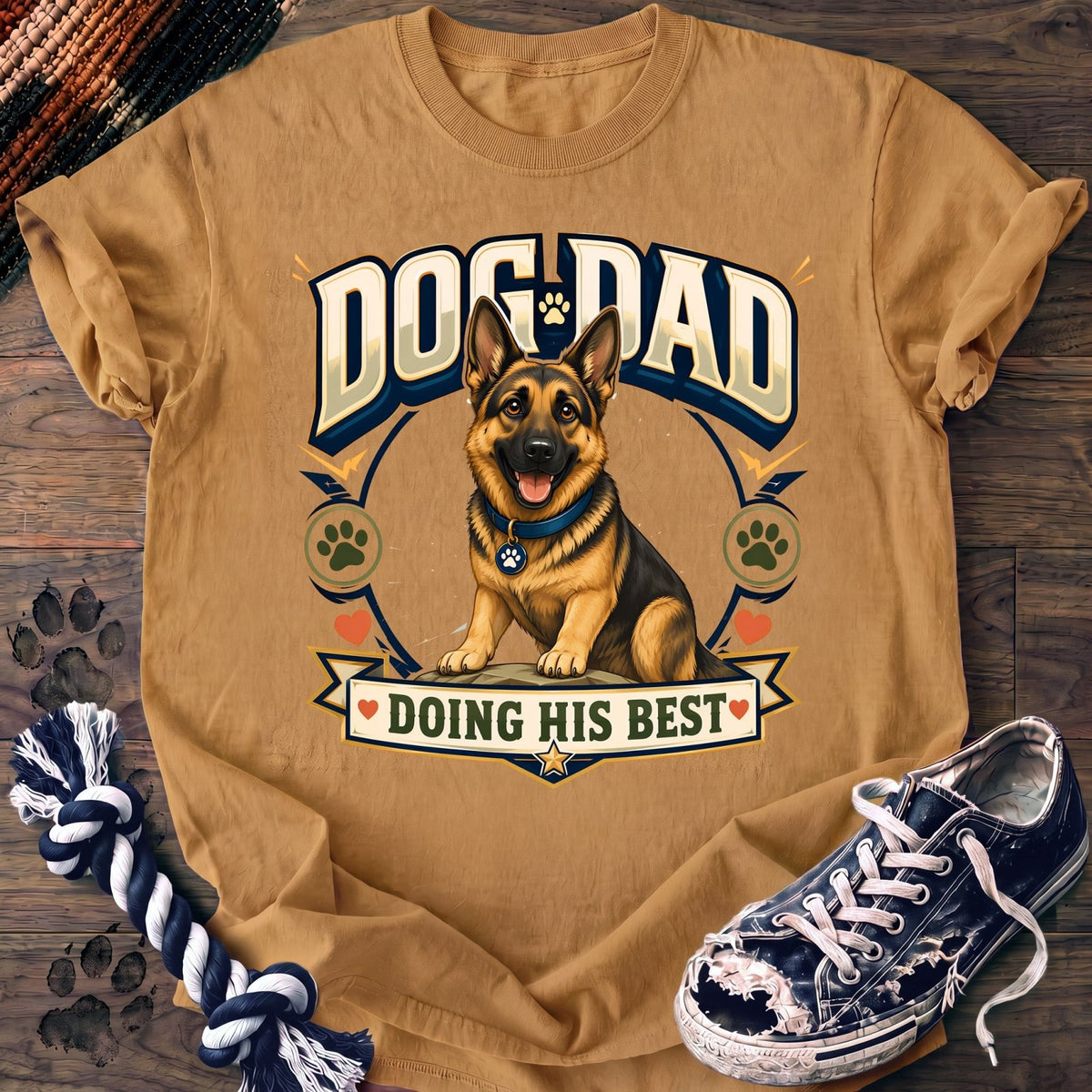 Dog Dad Doing His Best - German Shepherd - PAWSSION CLUB