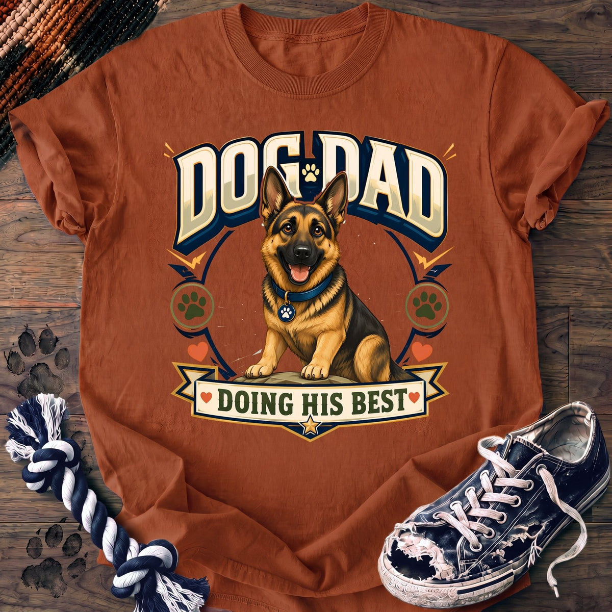 Dog Dad Doing His Best - German Shepherd - PAWSSION CLUB