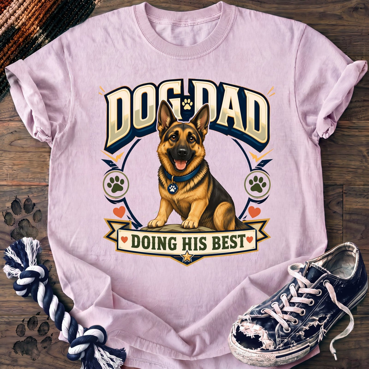 Dog Dad Doing His Best - German Shepherd - PAWSSION CLUB