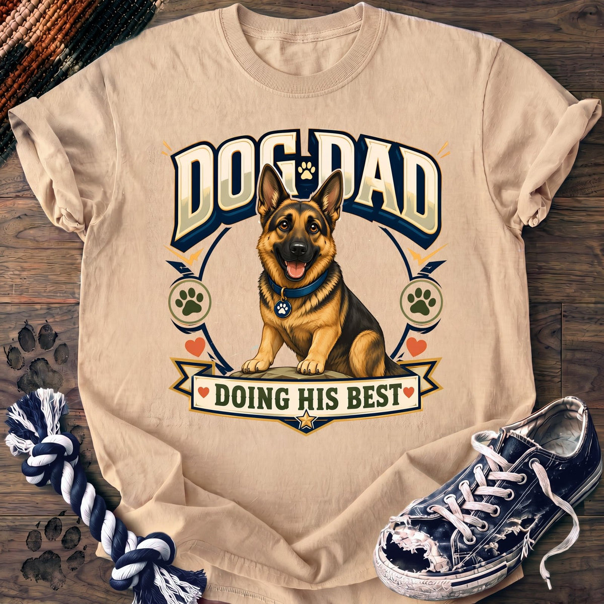 Dog Dad Doing His Best - German Shepherd - PAWSSION CLUB
