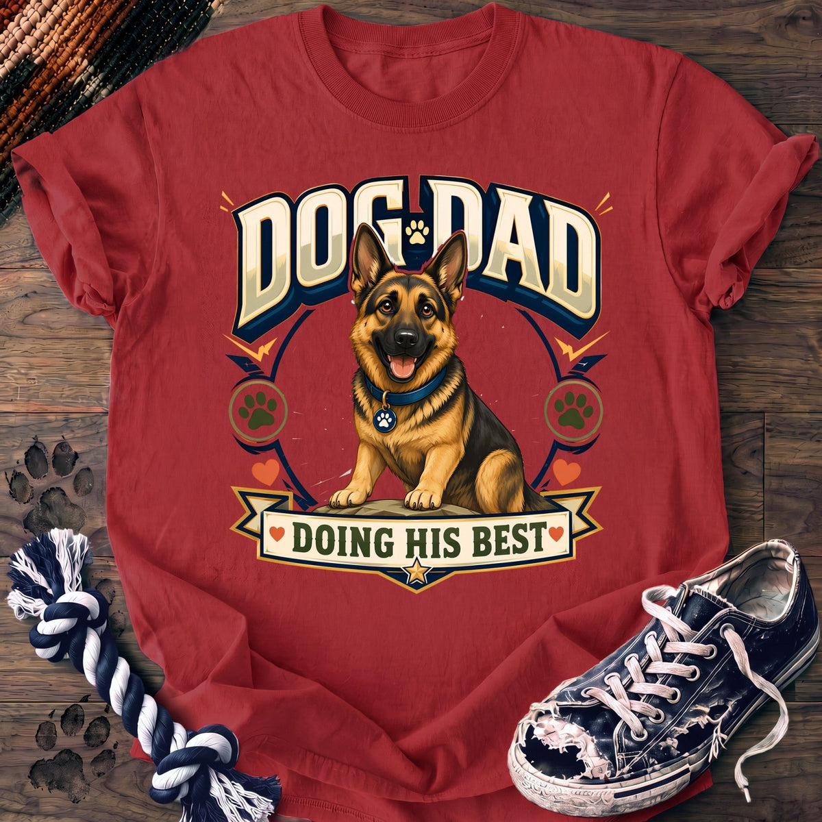 Dog Dad Doing His Best - German Shepherd - PAWSSION CLUB