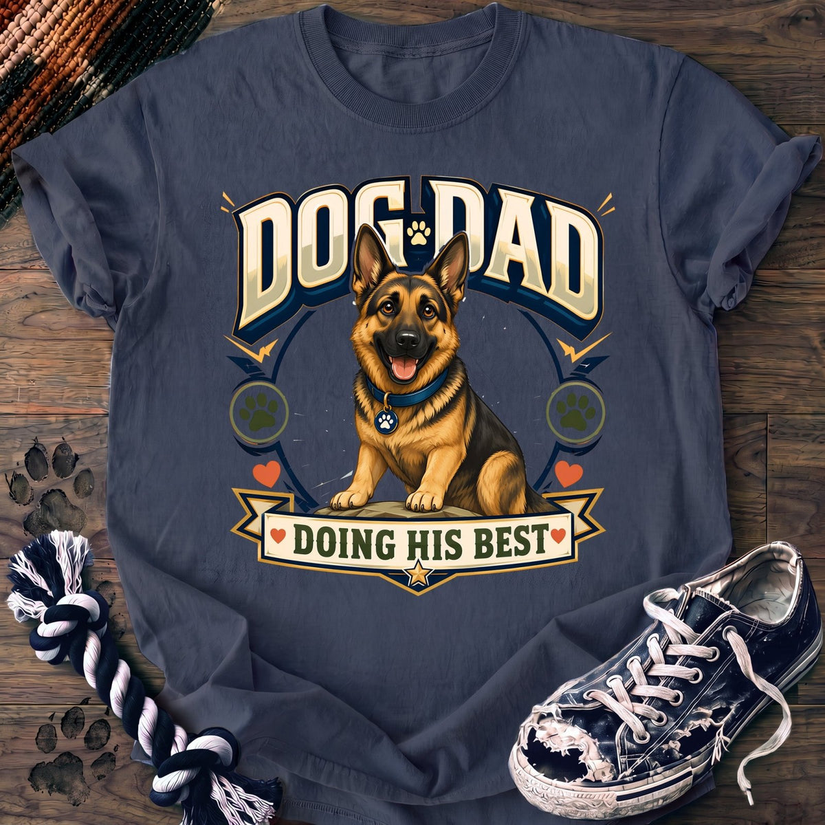 Dog Dad Doing His Best - German Shepherd - PAWSSION CLUB