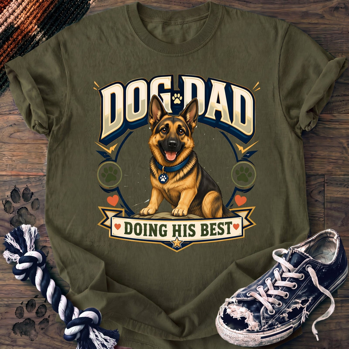 Dog Dad Doing His Best - German Shepherd - PAWSSION CLUB