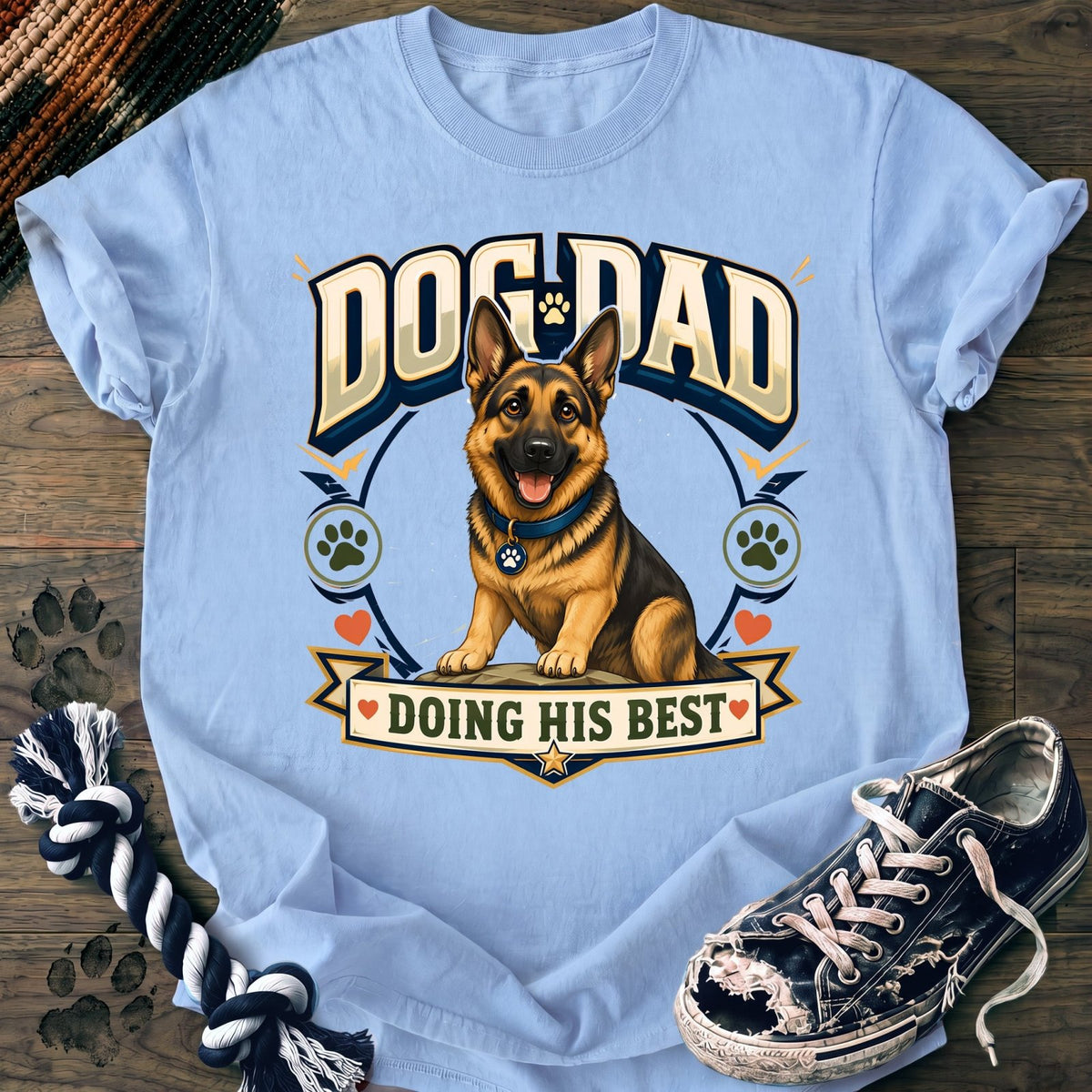 Dog Dad Doing His Best - German Shepherd - PAWSSION CLUB