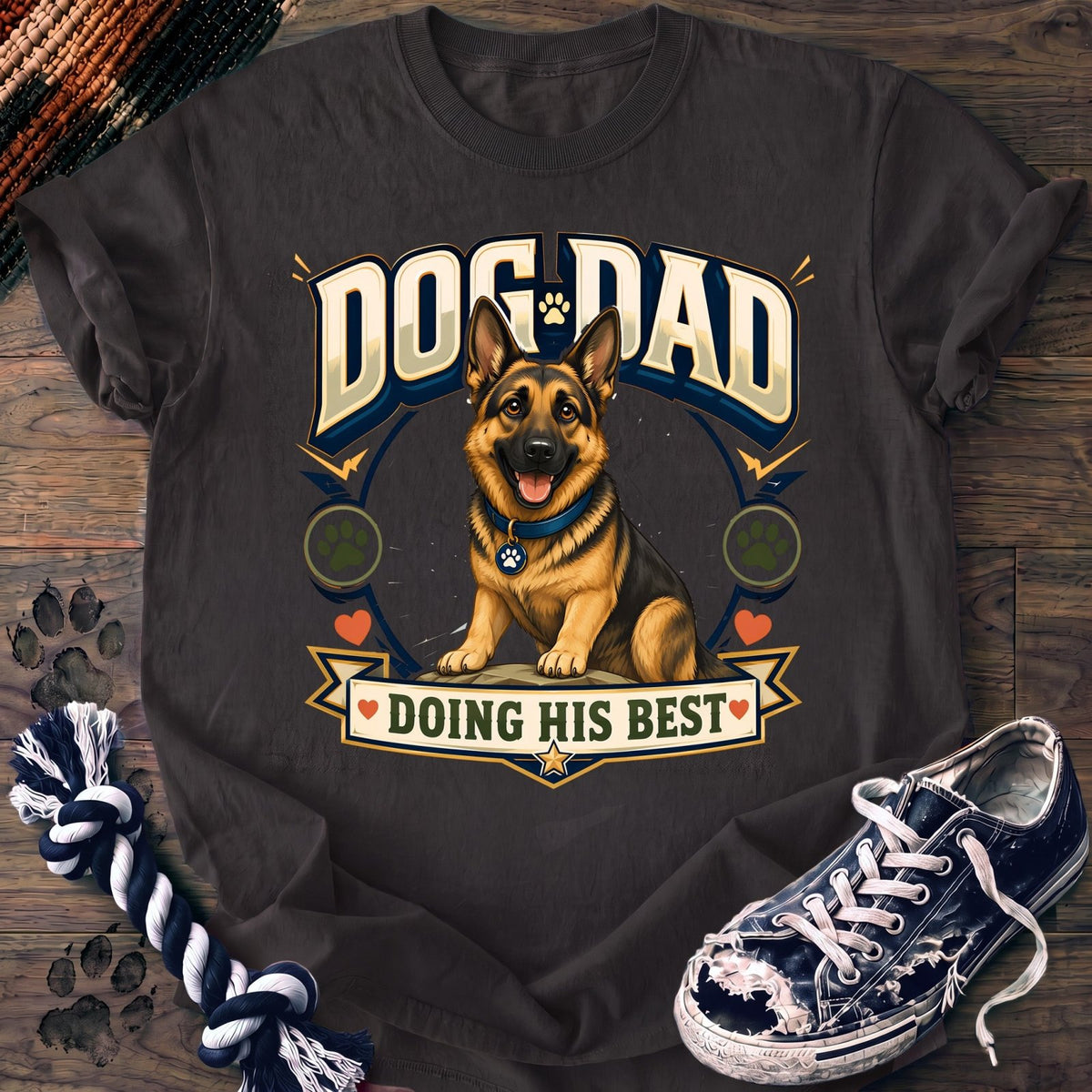 Dog Dad Doing His Best - German Shepherd - PAWSSION CLUB