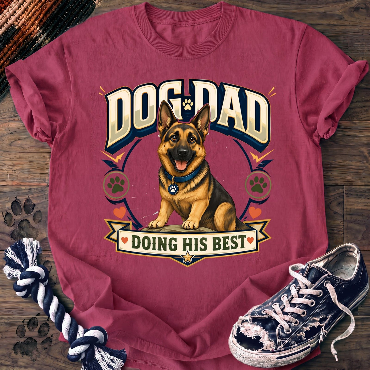 Dog Dad Doing His Best - German Shepherd - PAWSSION CLUB