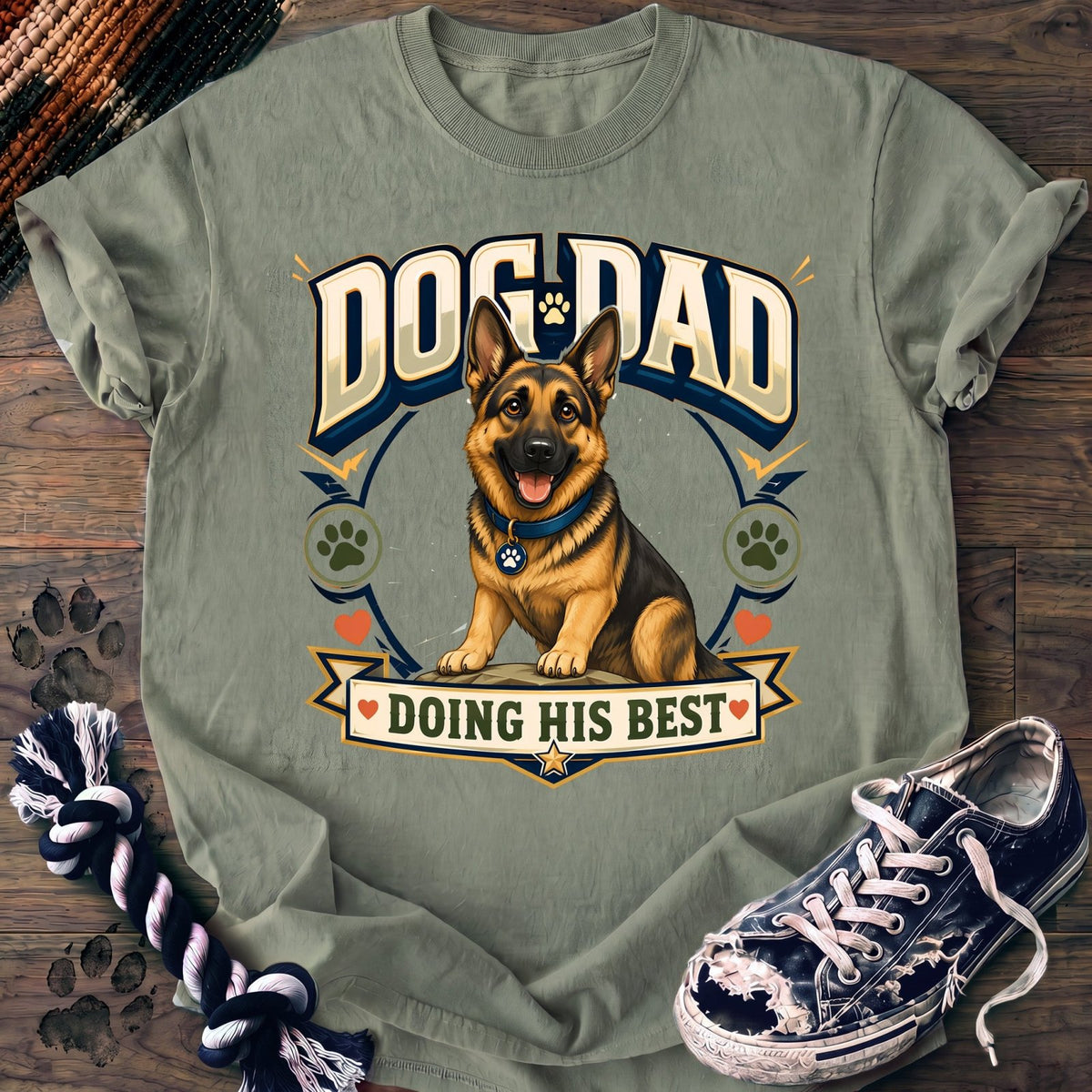 Dog Dad Doing His Best - German Shepherd - PAWSSION CLUB