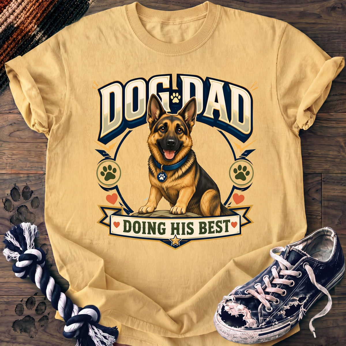 Dog Dad Doing His Best - German Shepherd - PAWSSION CLUB