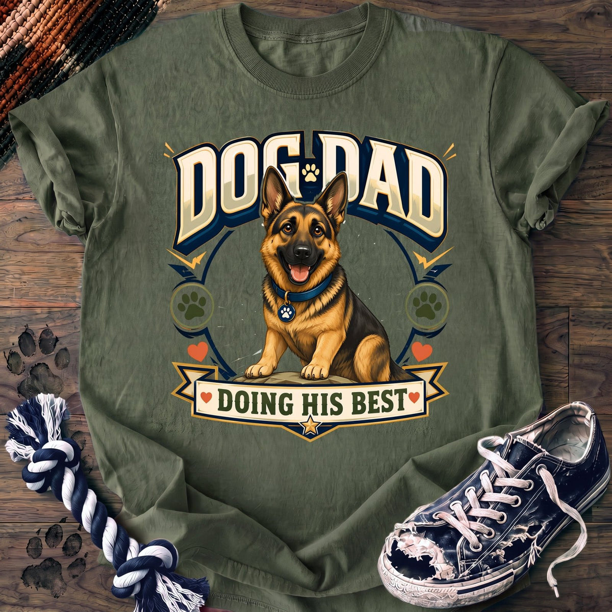 Dog Dad Doing His Best - German Shepherd - PAWSSION CLUB