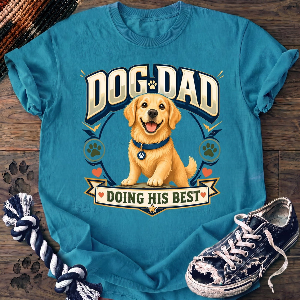 Dog Dad Doing His Best - Golden Retriever - PAWSSION CLUB