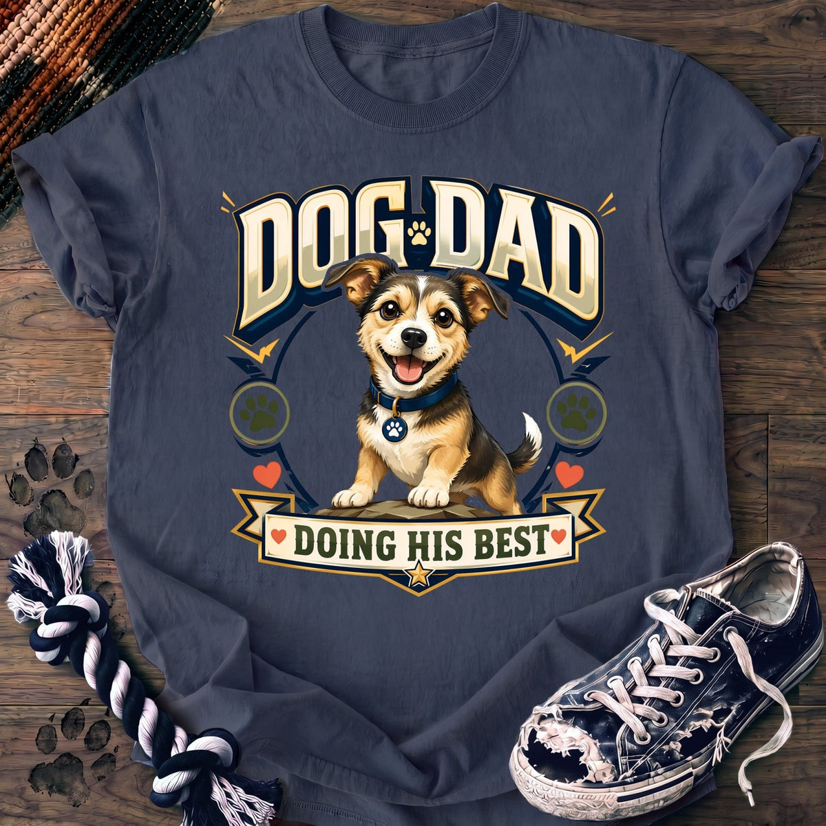 Dog Dad Doing His Best - Mixed Breed - PAWSSION CLUB