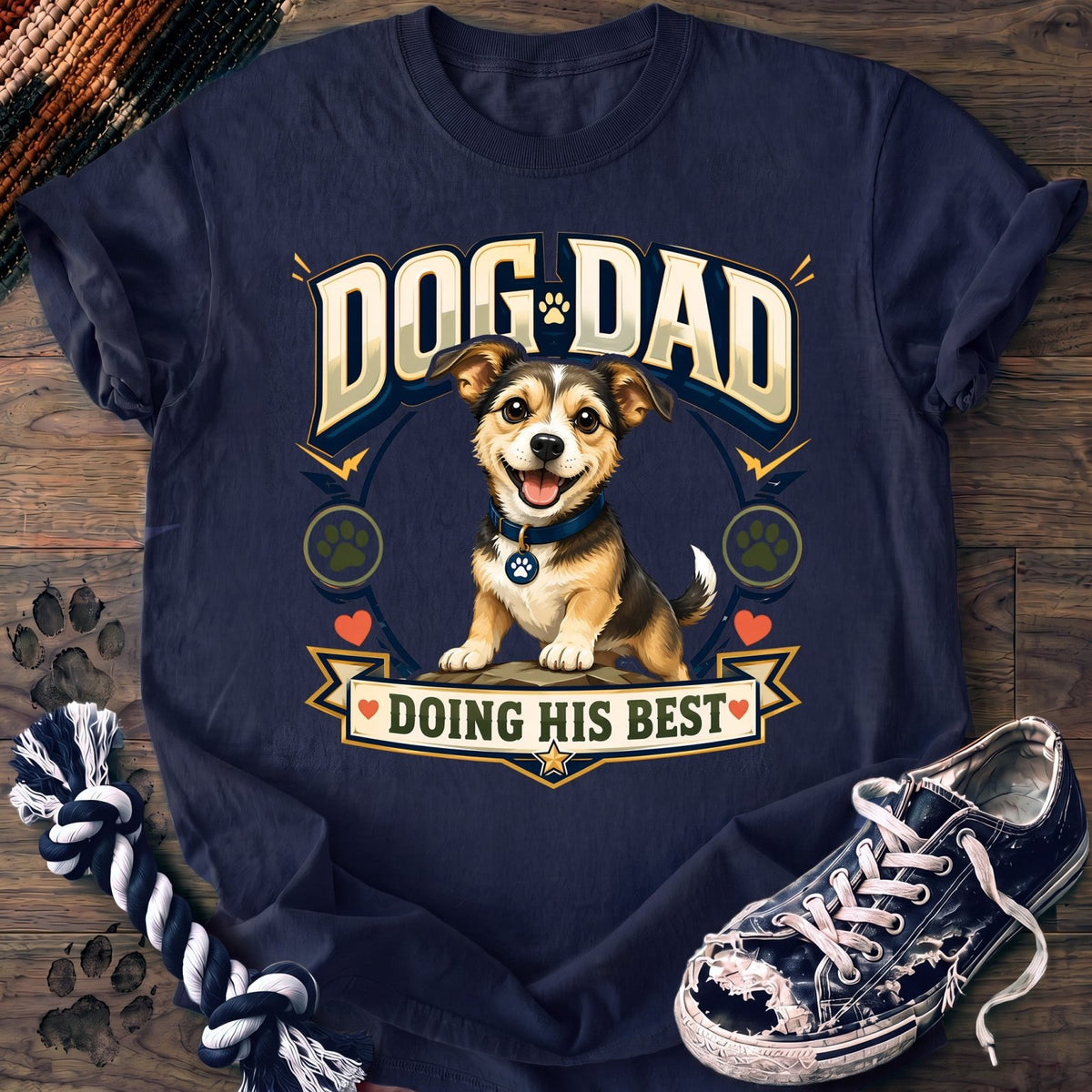 Dog Dad Doing His Best - Mixed Breed - PAWSSION CLUB
