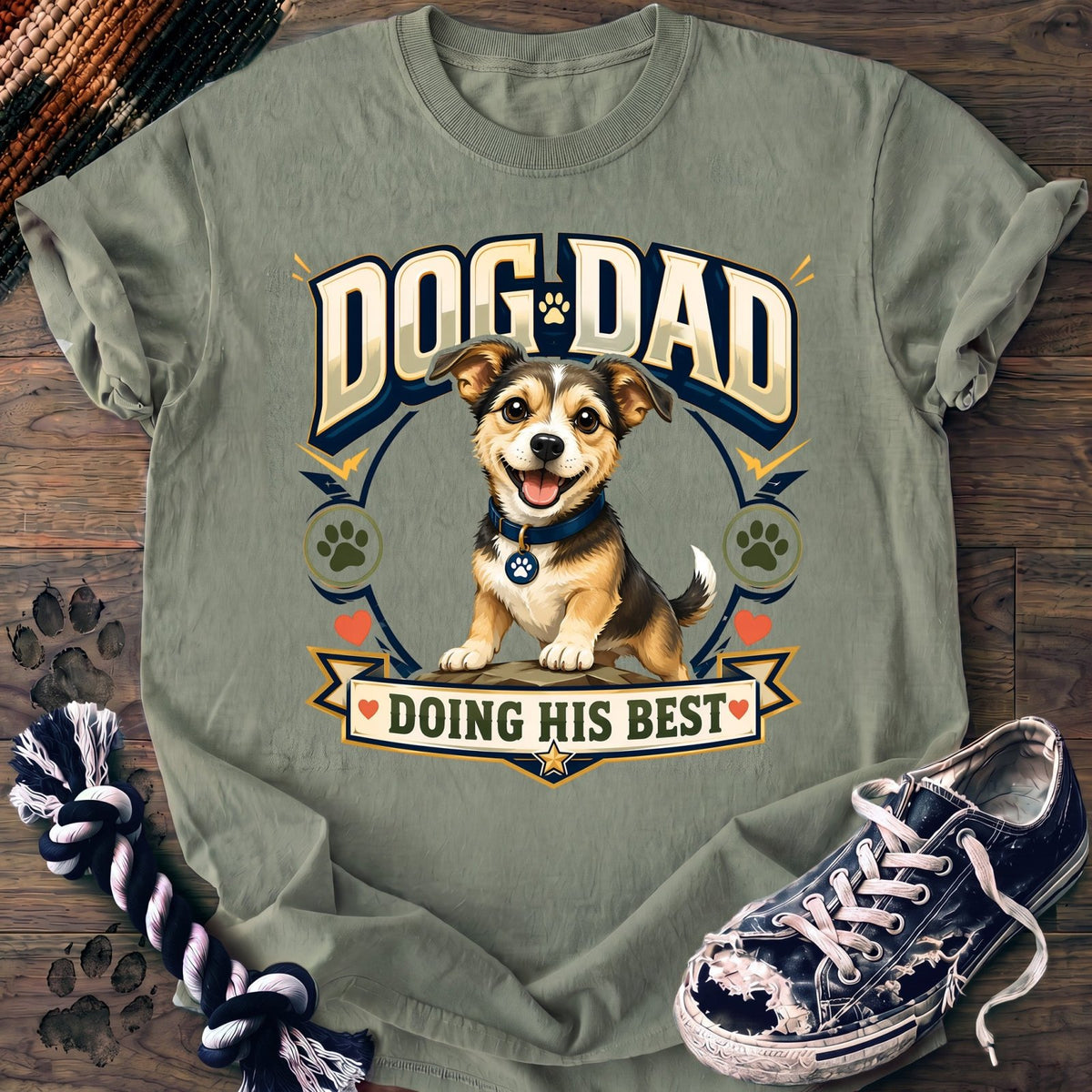 Dog Dad Doing His Best - Mixed Breed - PAWSSION CLUB