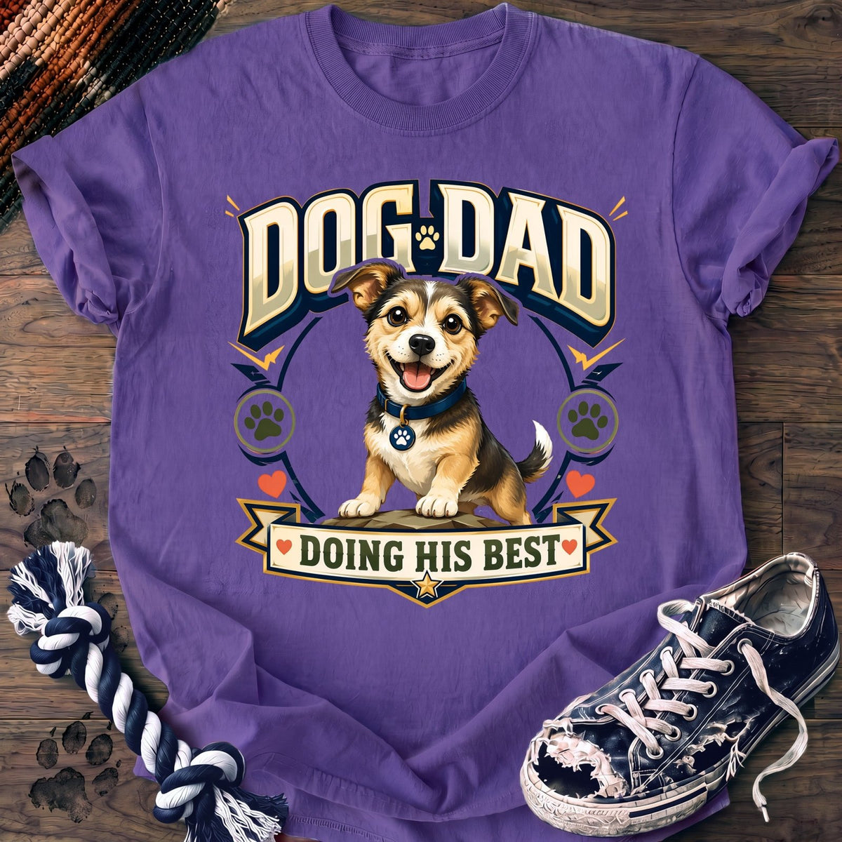 Dog Dad Doing His Best - Mixed Breed - PAWSSION CLUB