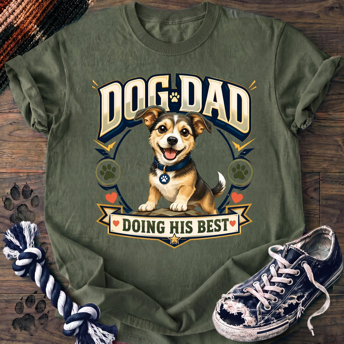 Dog Dad Doing His Best - Mixed Breed - PAWSSION CLUB