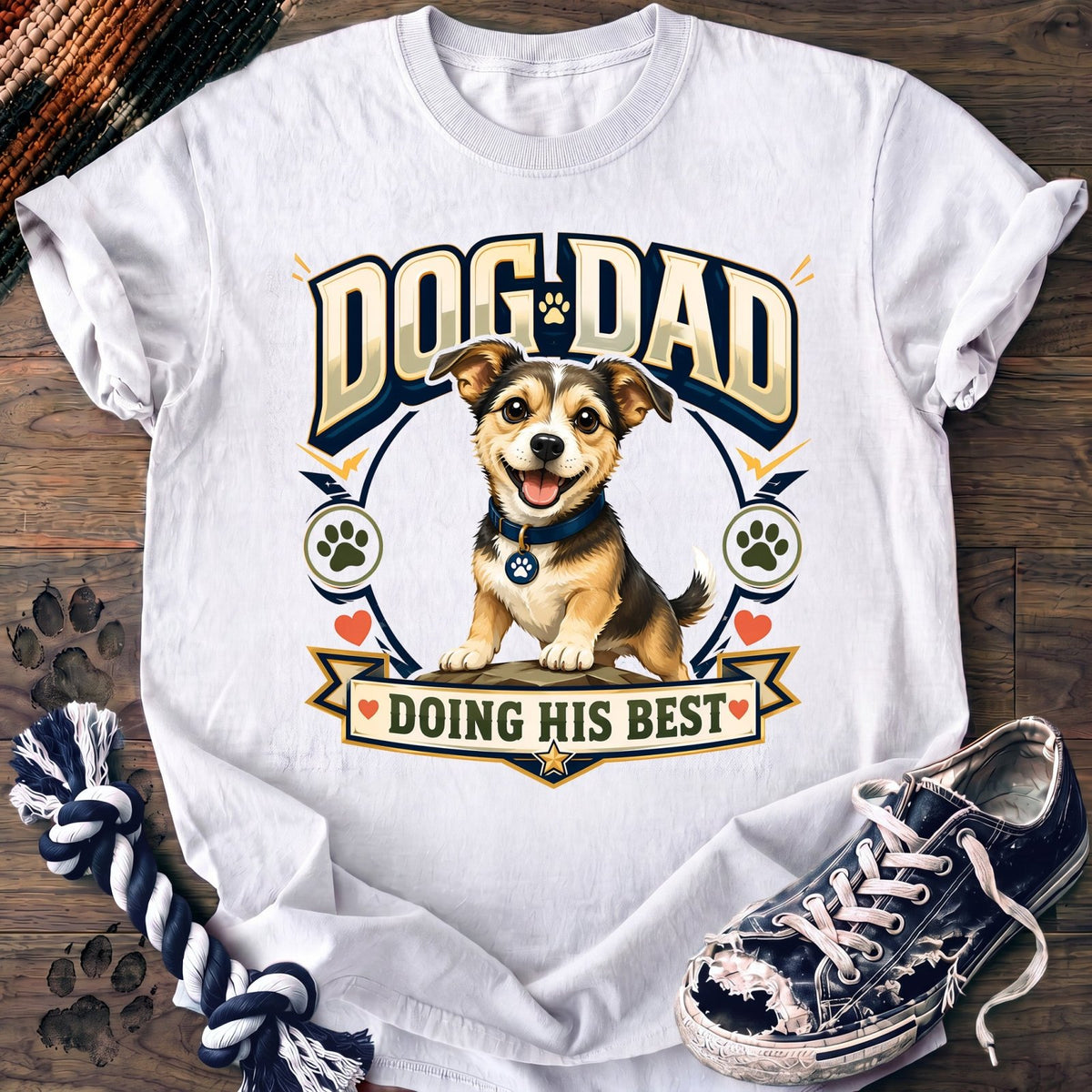 Dog Dad Doing His Best - Mixed Breed - PAWSSION CLUB