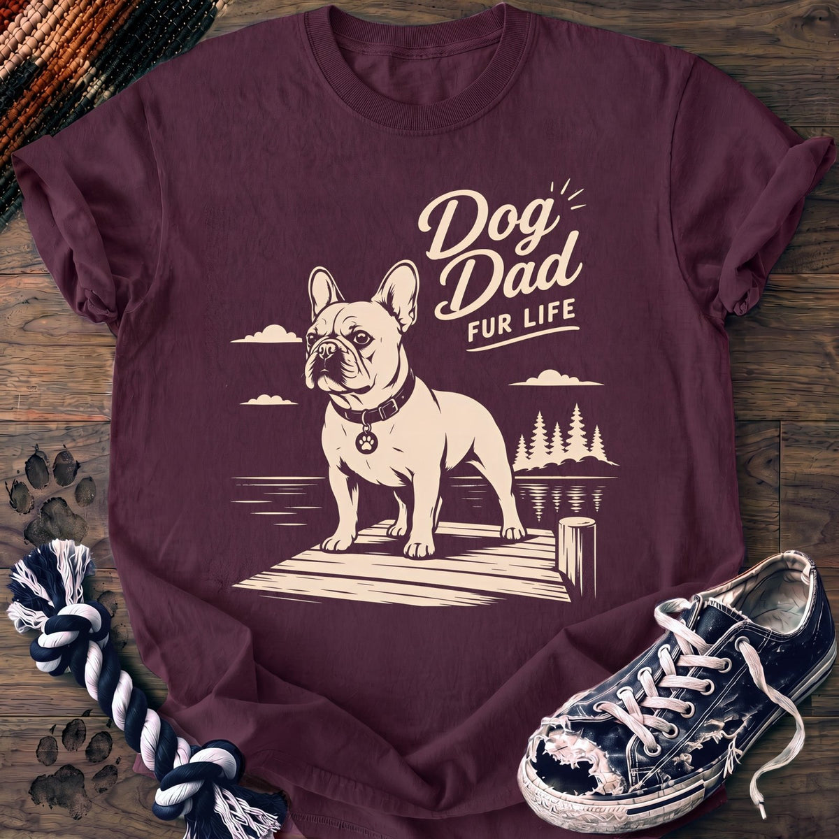 Dog Dad Fur Life - French Bulldog - PAWSSION CLUB