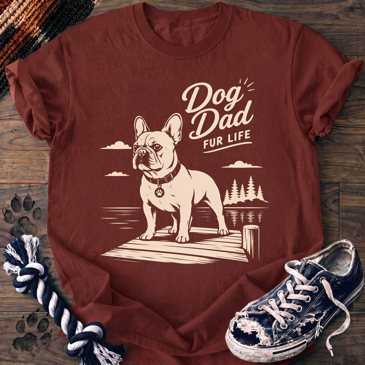 Dog Dad Fur Life - French Bulldog - PAWSSION CLUB