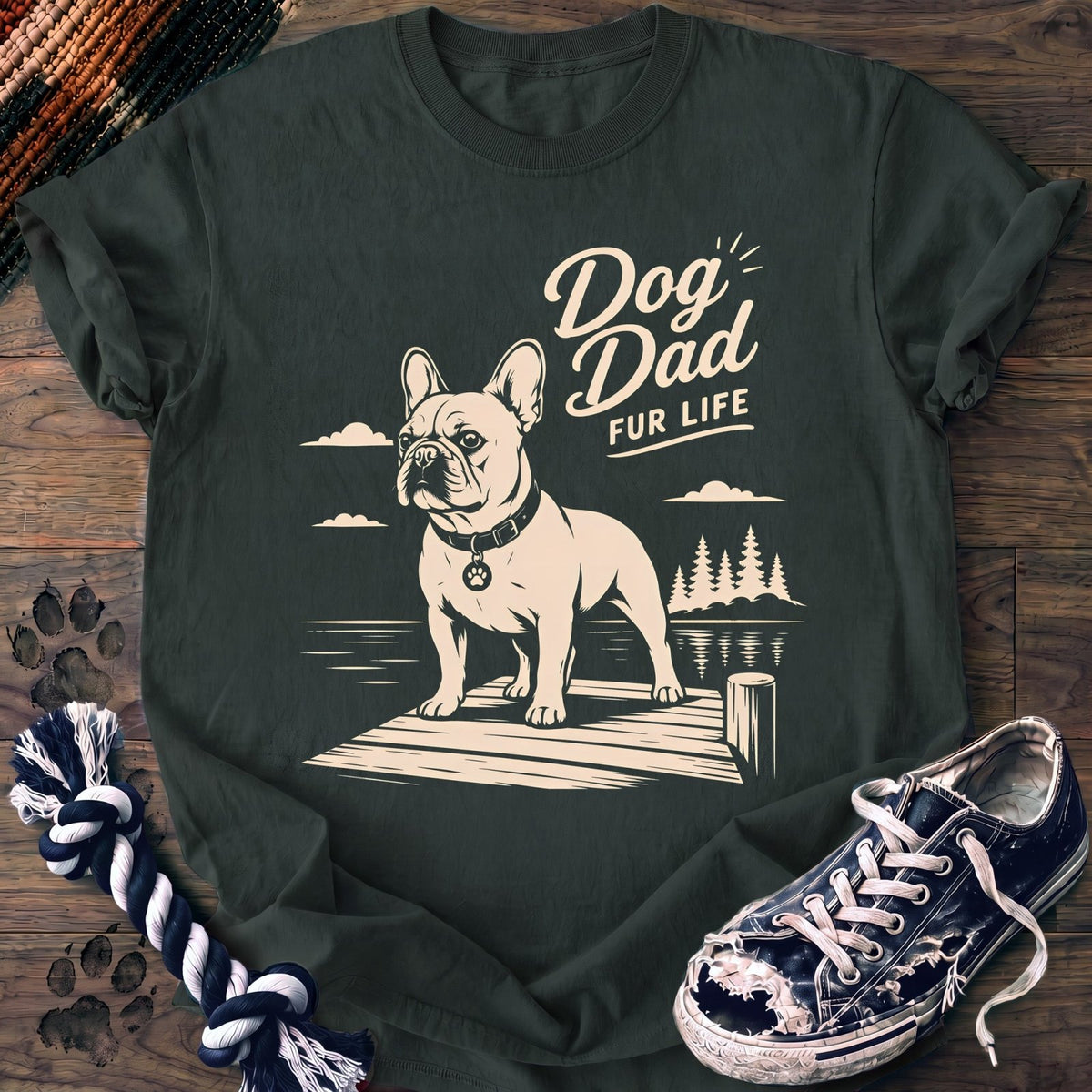Dog Dad Fur Life - French Bulldog - PAWSSION CLUB