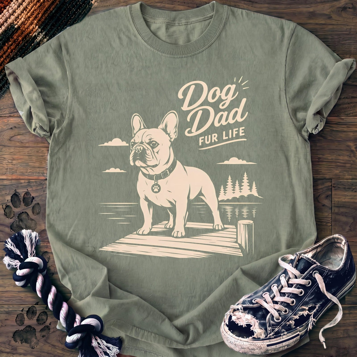 Dog Dad Fur Life - French Bulldog - PAWSSION CLUB