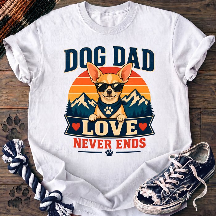 Dog Dad Love Never Ends - Chihuahua - PAWSSION CLUB