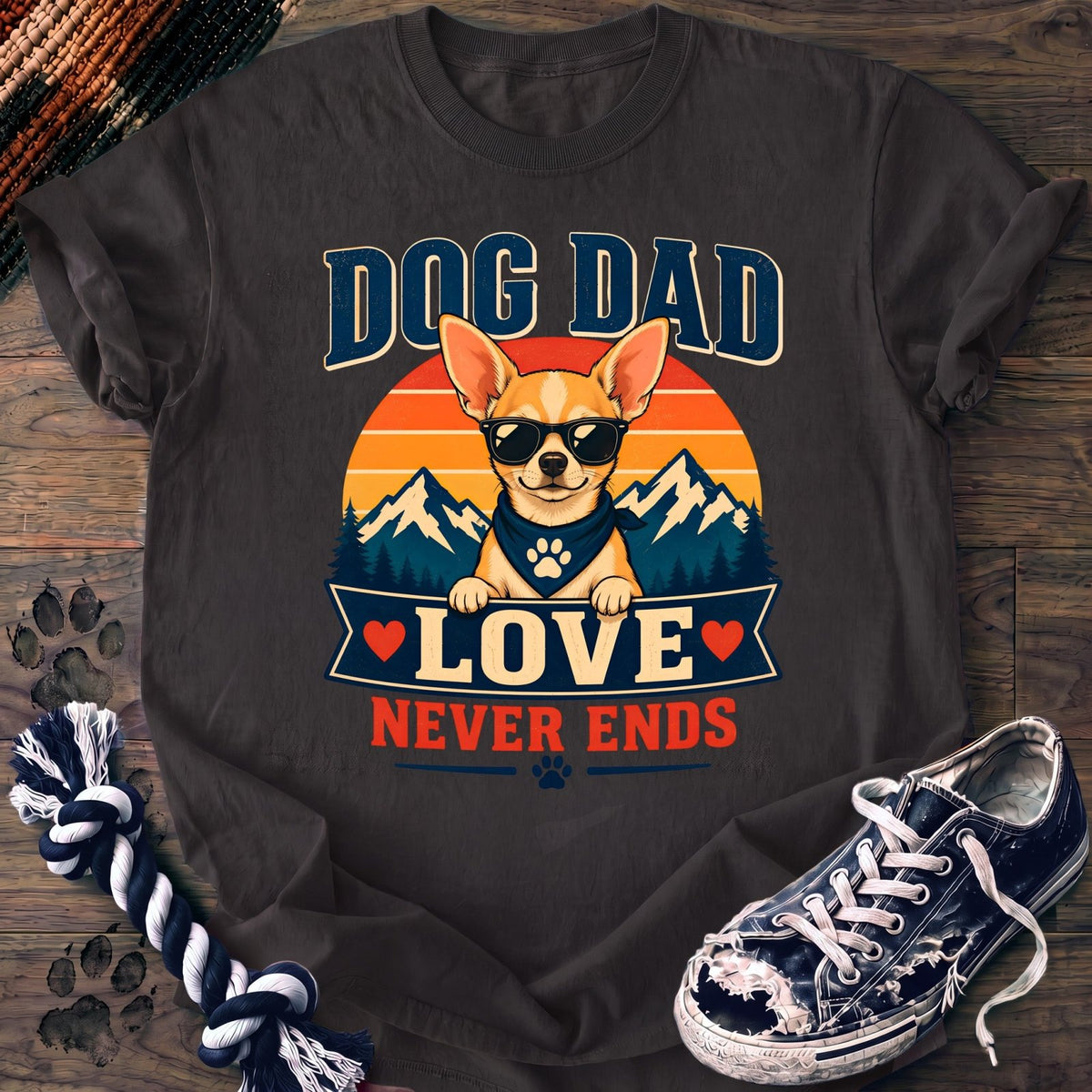 Dog Dad Love Never Ends - Chihuahua - PAWSSION CLUB