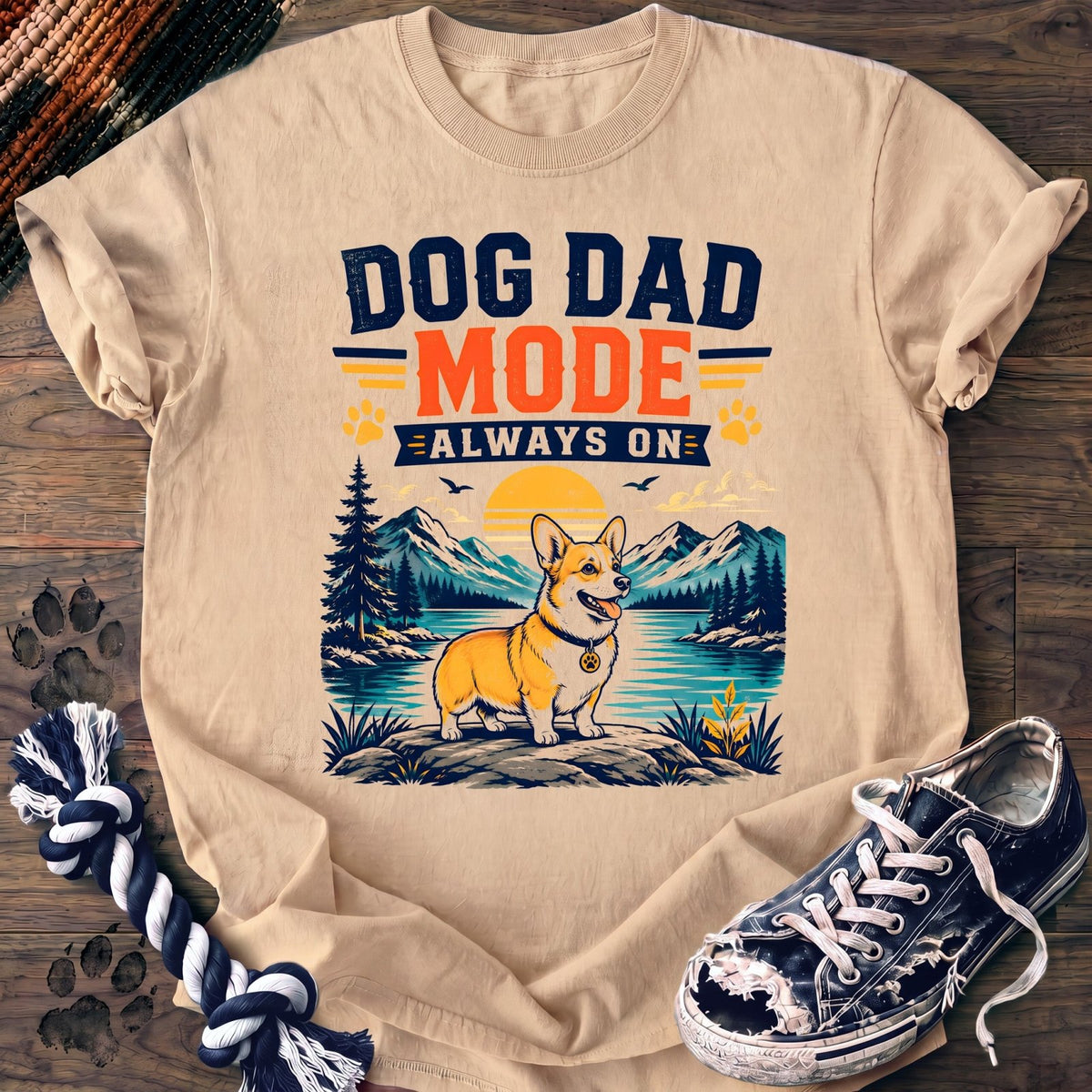 Dog Dad Mode - Corgi - PAWSSION CLUB